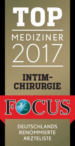 Focus Top Mediziner 2017 - Intimchirurgie Focus Top Mediziner 2017 - Intimchirurgie