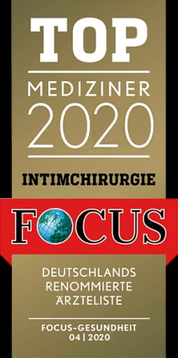 Focus Top Mediziner 2020 - Intimchirurgie Focus Top Mediziner 2020 - Intimchirurgie