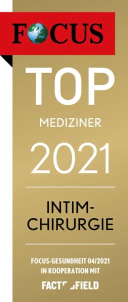 Focus Top Mediziner 2021 - Intimchirurgie Focus Top Mediziner 2021 - Intimchirurgie
